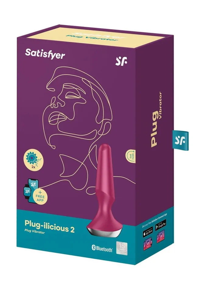 Satisfyer Anal Satisfyer PlugIlicious 2 Silicone Vibrating Anal Plug