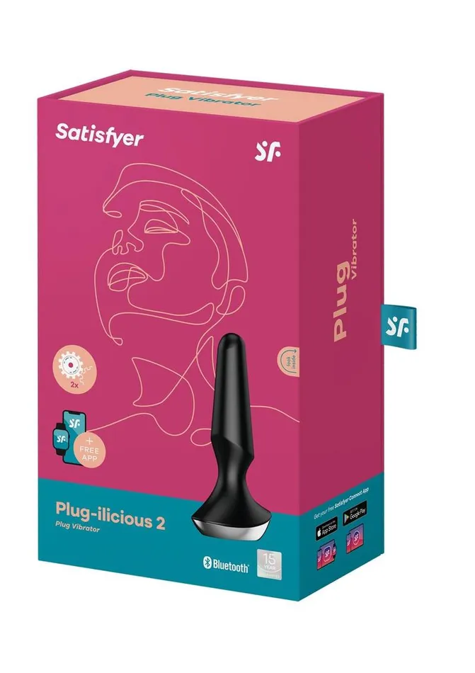 Satisfyer Anal Satisfyer PlugIlicious 2 Silicone Vibrating Anal Plug