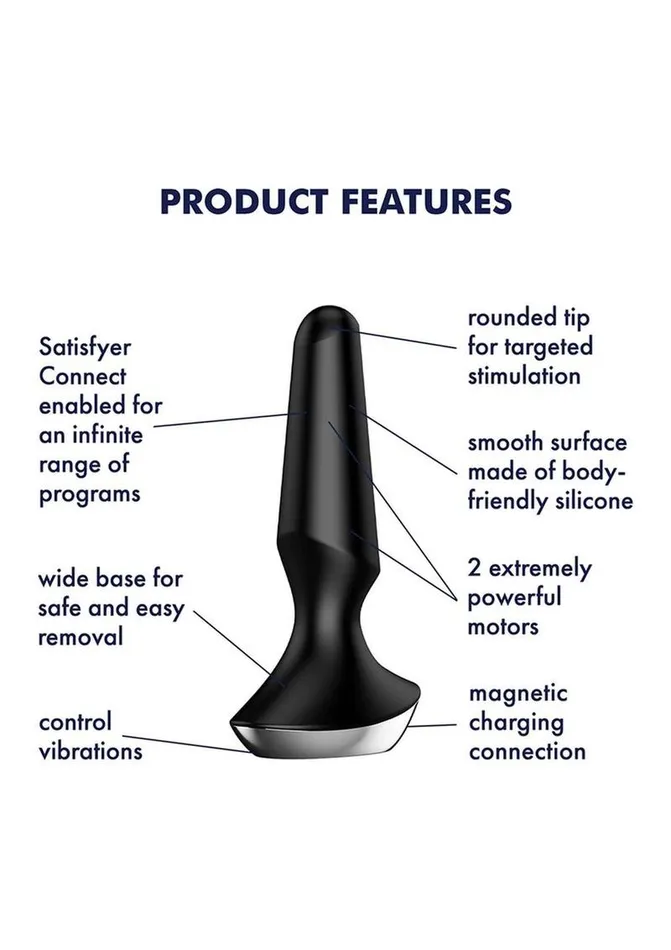 Satisfyer Anal Satisfyer PlugIlicious 2 Silicone Vibrating Anal Plug