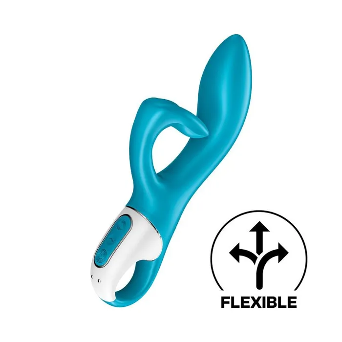 Satisfyer Vibrators Satisfyer Embrace Me Turquoise USB Rechargeable Rabbit Vibrator