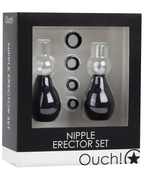 Shots Ouch Nipple Erector Set Black Shots America LLC Anal