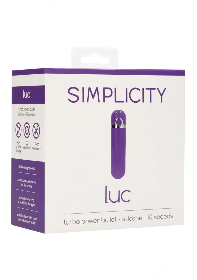 Shots Simplicity LUC Power bullet Purple Vibrators