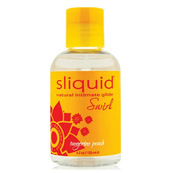 Sliquid Sliquid Naturals Swirl Tangerine Peach Lubricant Lubricants