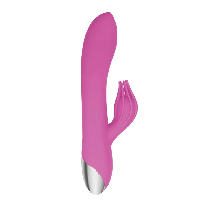 Vibrators Adam Eve Eves Clit Tickling Rabbit Pink Curve Toys