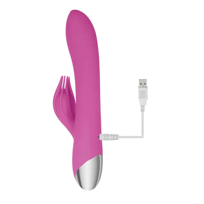 Vibrators Adam Eve Eves Clit Tickling Rabbit Pink Curve Toys