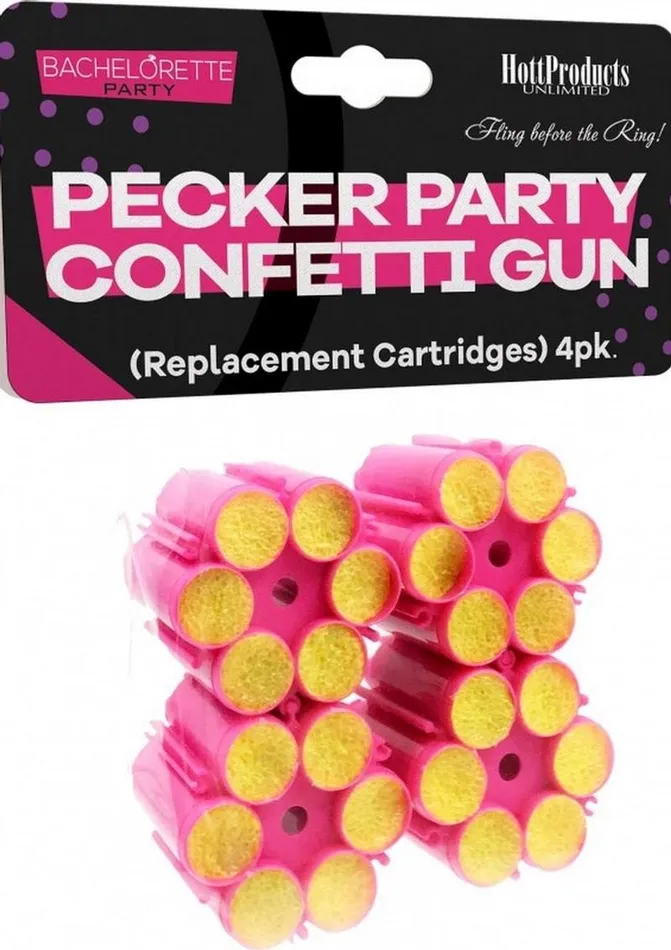 Vibrators Bachelorette Bachelorette Party Pecker Party Confietti Gun Refills