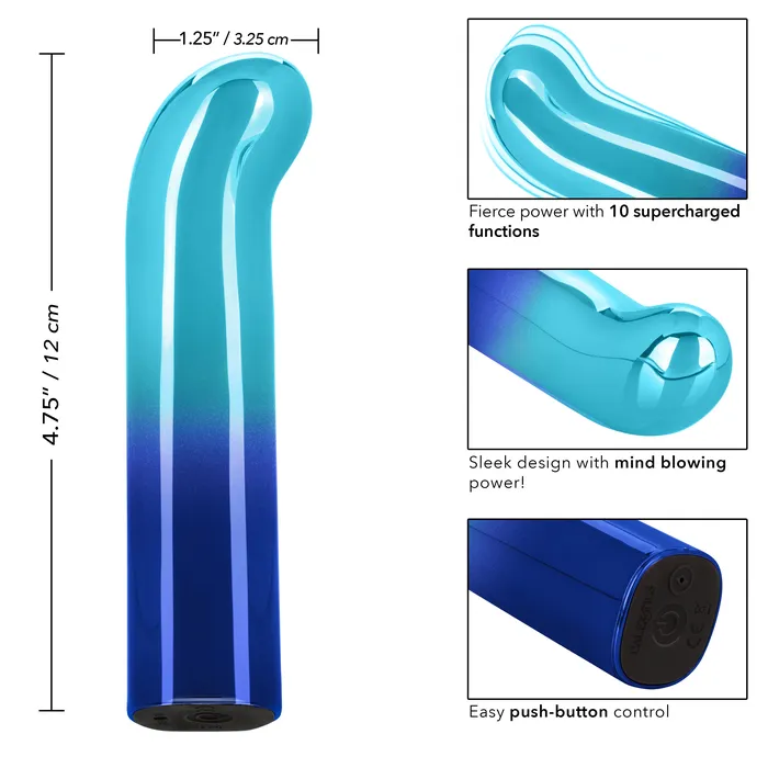 Vibrators California Exotic Glam G Vibe Blue