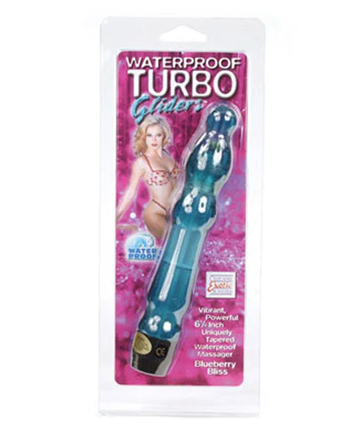 Vibrators California Exotic Novelties Turbo Glider Blueberry Bliss