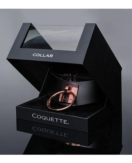 Vibrators Coquette International Pleasure Collection Adjustable Collar BlackRose Gold