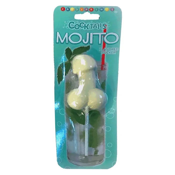 Vibrators Little Genie Cocktail Suckers Mojito Flavoured Dicky Lollypop