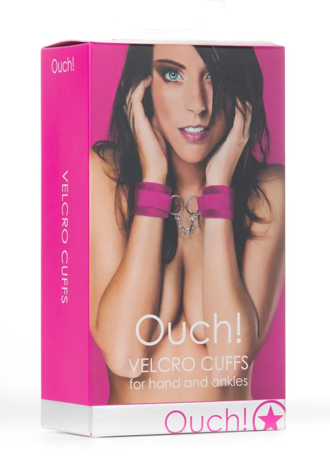 Vibrators Velcro Cuffs Pink Shots Ouch