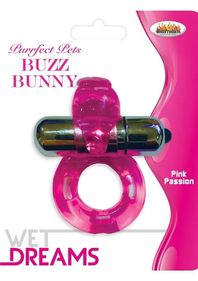 Wet Dreams Female Sex Toys Purrfect Pets Buzz Bunny Stimulator with Vibrating Bullet