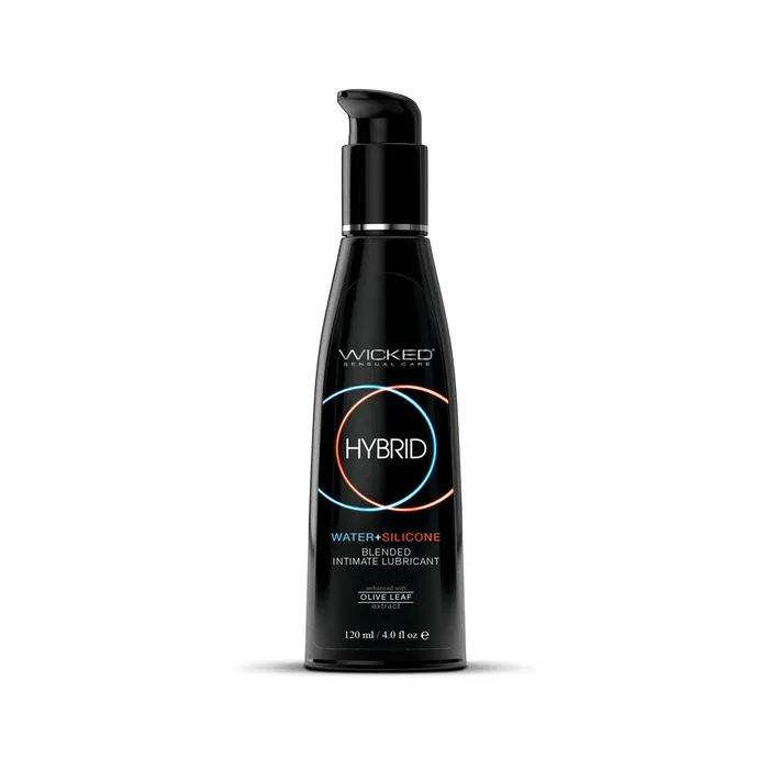 Wicked Lubricants Wicked Hybrid Water Silicone Blended Lubricant 120 ml Bottle