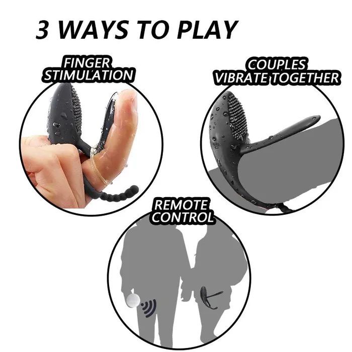 Wireless Remote Penis Ring Vibrator Male Delay Ejaculation sex toys for us Male Sex Toys