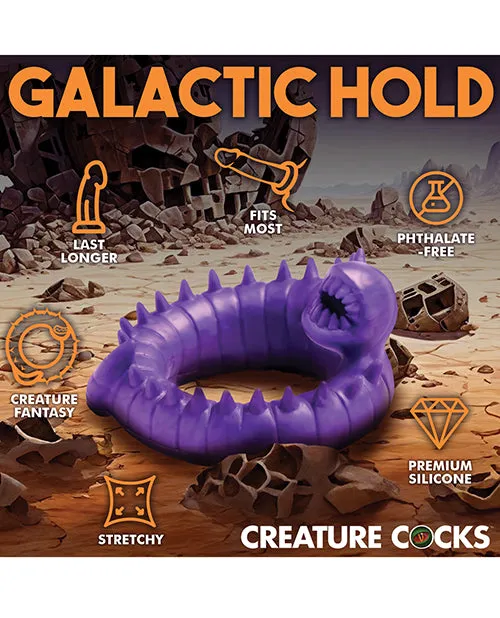 Xr LLC Creature Cocks Slitherine Silicone Cock Ring Purple Male Sex Toys