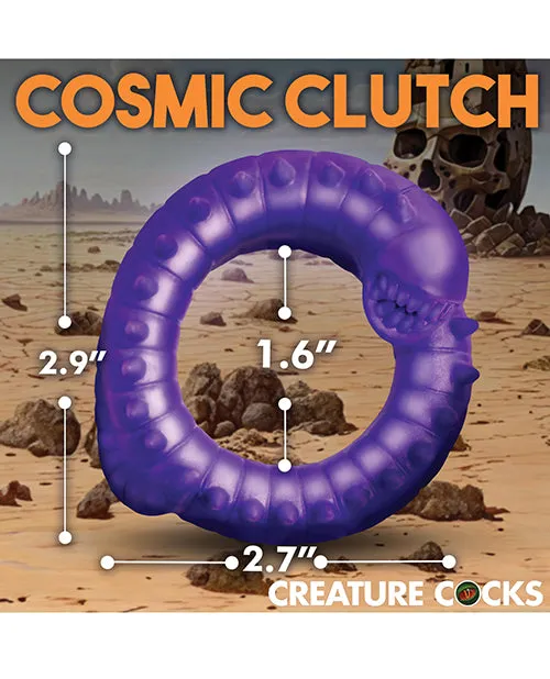 Xr LLC Creature Cocks Slitherine Silicone Cock Ring Purple Male Sex Toys