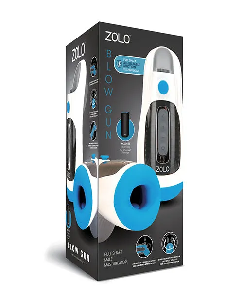 ZOLO Blow Gun WhiteBlue Xgen Vibrators