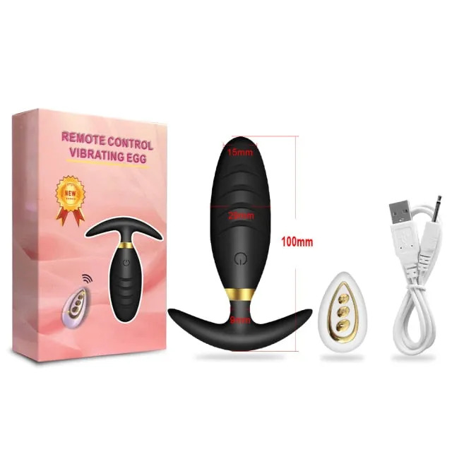 69shadesofplay Anal Wireless Anal Butt Plug Massager Stimulator