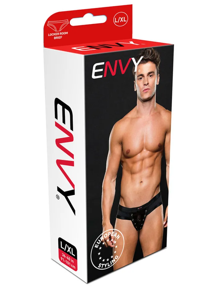 Anal ENVY ENVY Locker Room Brief Black LXL