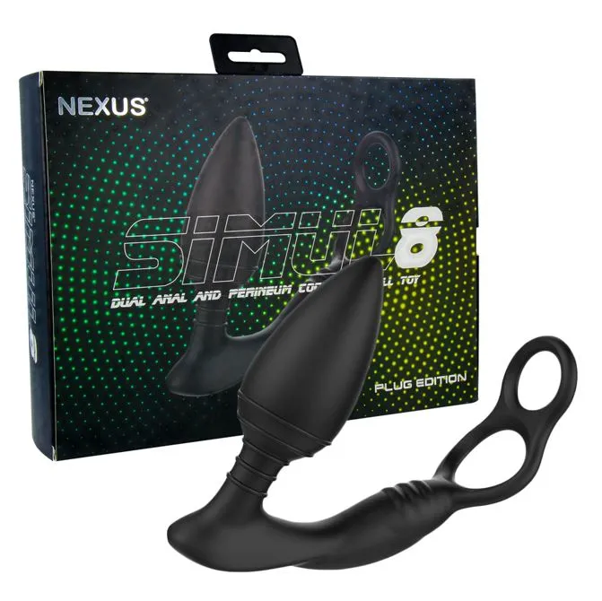 Anal Nexus Nexus Simul8 Dual Butt Plug And Cock And Ball Toy