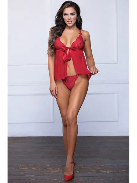 Anal SEVEN TO MIDNIGHT SEVEN TILL MIDNIGHT 11210P CAMISOLE SET RED OS