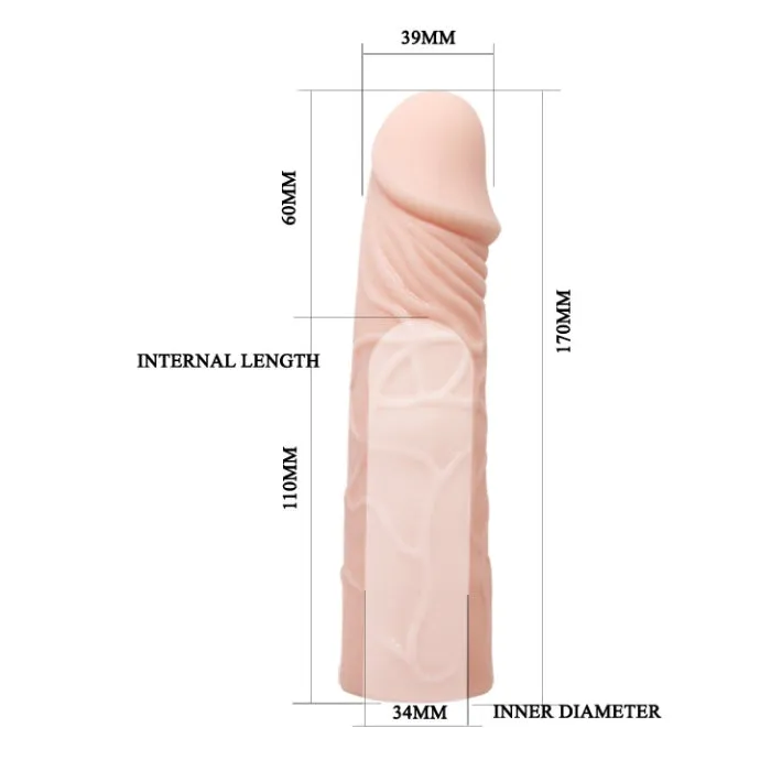 Baile Big Man Thick Penis Sleeve PRE Male Sex Toys