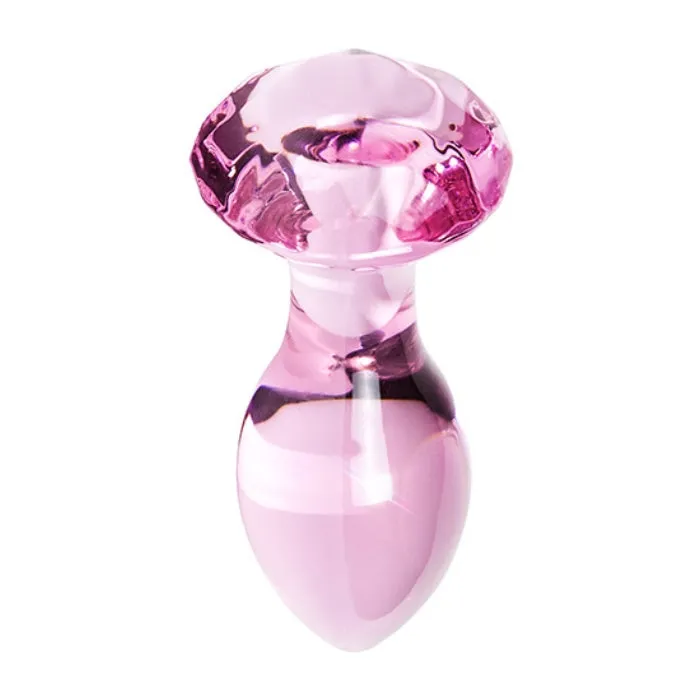 DIL Anal Pleasures Luna Crystal Anal Plug Pink