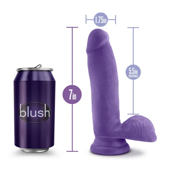 Dildos Au Naturel Bold Pleaser 7 In Dildo Purple Blush Novelties