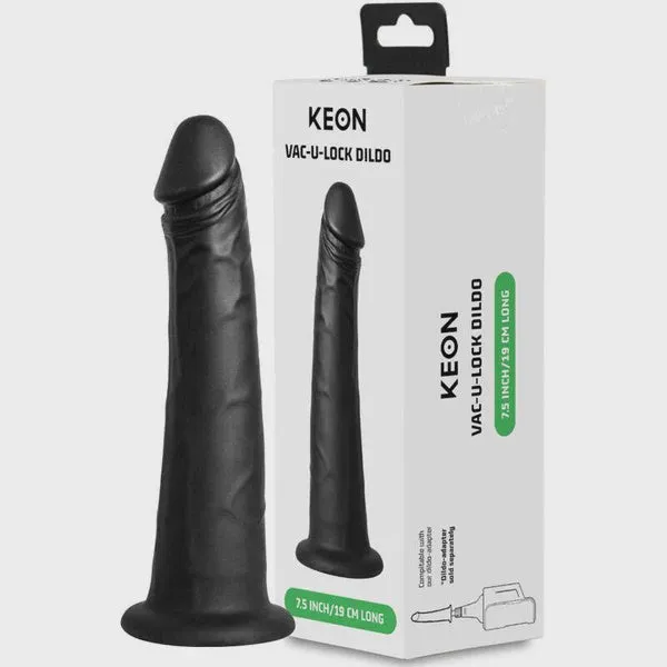 Dildos KEON Keon Accessory VacU Lock Dildo Black