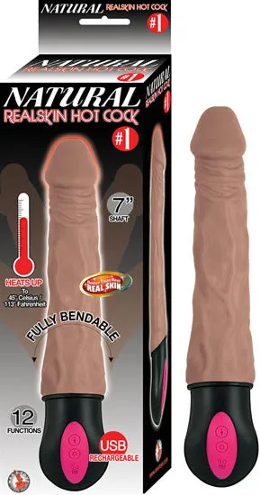 Dildos Nasstoys Natural Realskin Hot Cock 1 Brown