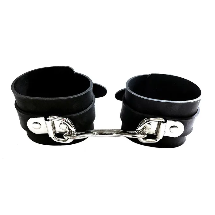 Dildos Rouge Rouge Garments Black Rubber Ankle Cuffs