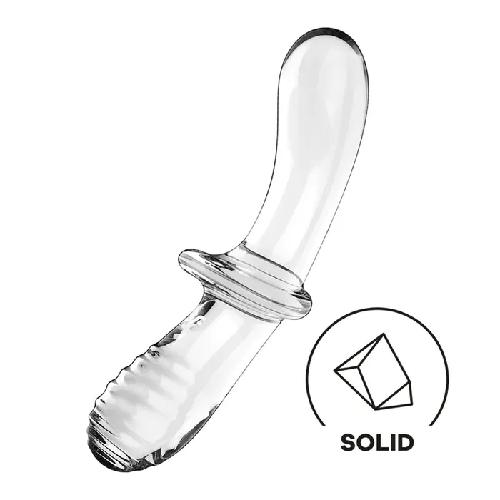 Dildos Satisfyer Satisfyer Double Crystal Glass Dildo