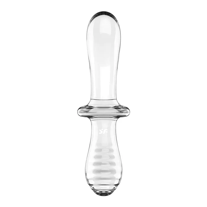 Dildos Satisfyer Satisfyer Double Crystal Glass Dildo