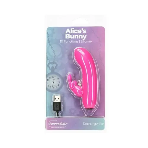 Female Sex Toys BMS PowerBullet Alices Bunny Silicone Rechargeable Rabbit