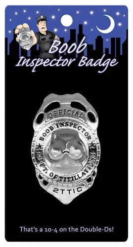 Kheper Games Vibrators Boob Inspector Badge