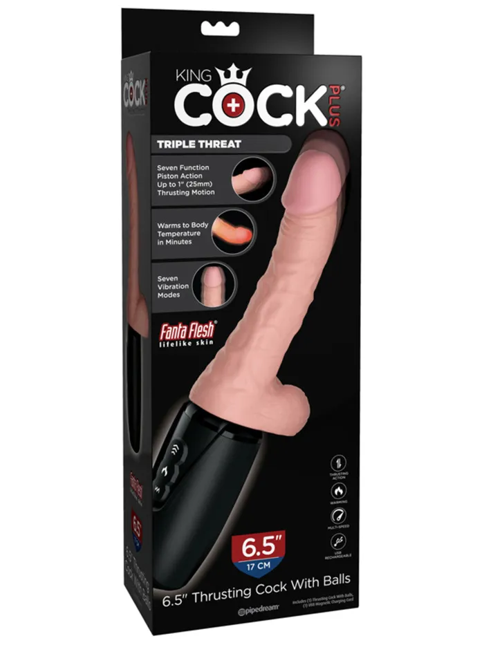 King Cock Plus Triple Threat KING COCK Dildos