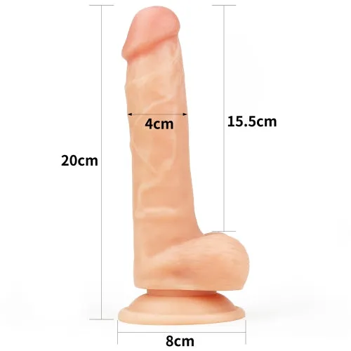 Lovetoy Dildos Lovetoy 8 Inch The Ultra Soft Dude Dildo