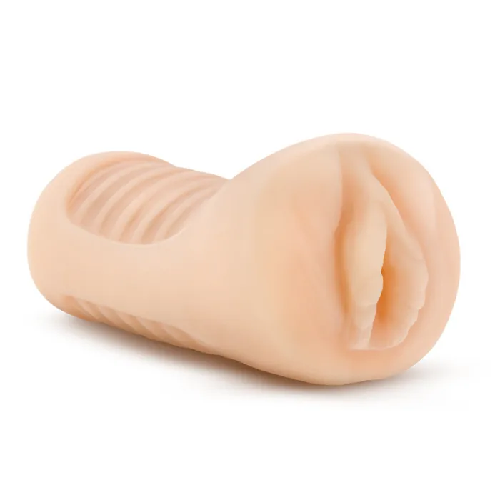 M Elite Annabella Soft And Wet SelfLubricating Masturbator Beige Blush Novelties Male Sex Toys