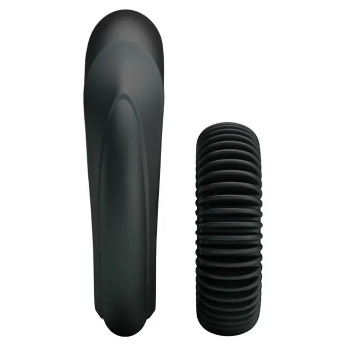 Male Sex Toys PAG Baile Manhood Cock Ring Set Black 2