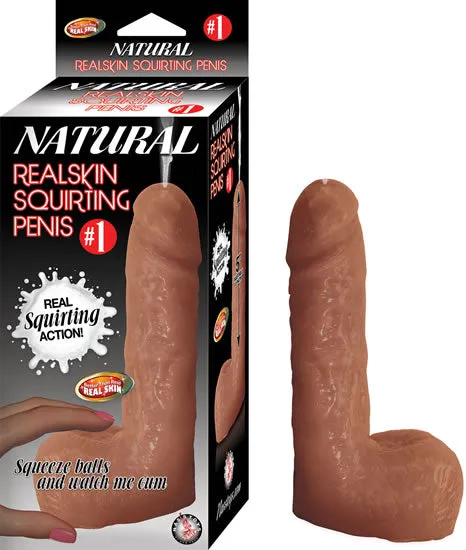 Nasstoys Male Sex Toys Natural Realskin Squirting Penis 1 Brown