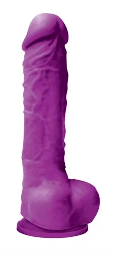 nsnovelties Dildos Colours Pleasures 5 Dildo Purple