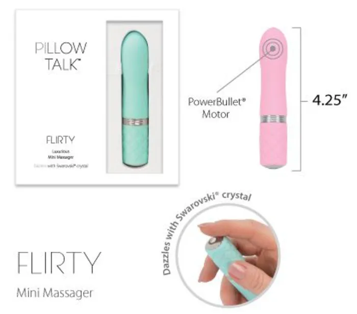 pillow talk Vibrators PILLOW TALK FLIRTY BULLET PINK