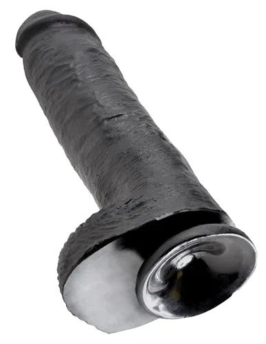 Pipedream Dildos King Cock 11 Inch With Balls Black