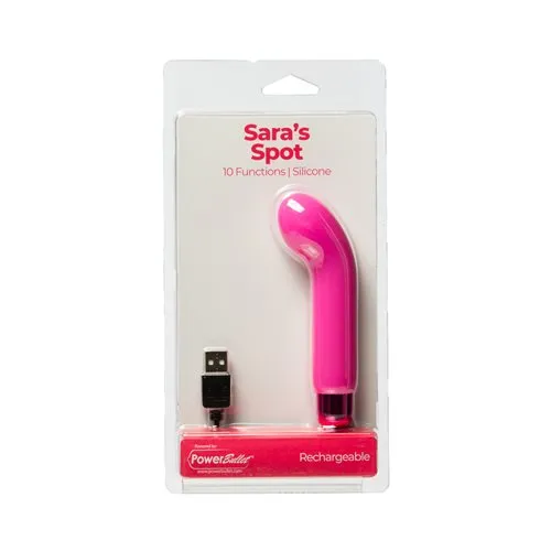 Powerbullet Saras Spot 4in 10 Function Bullet Pink BMS Enterprises Vibrators