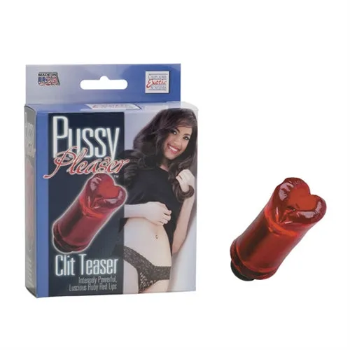 Pussy Pleaser Clit Teaser Red CalExotics Vibrators