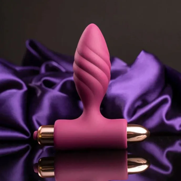 RocksOff Climaximum Oryx Twisted Vibrating Butt Plug Purple RocksOff Anal