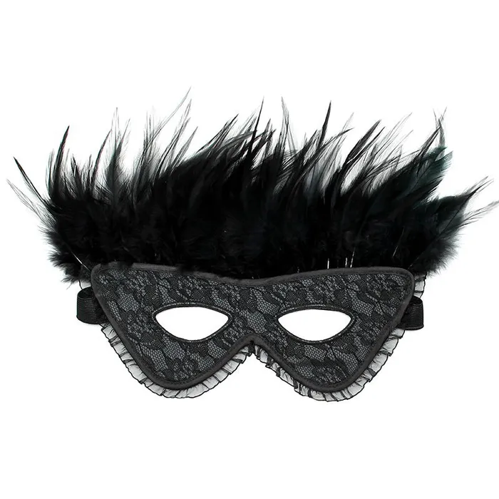 Satin Look Feather Mask Rimba Vibrators