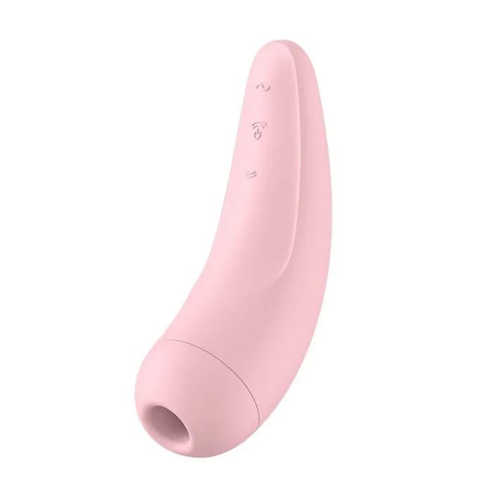 Satisfyer Curvy 2 Plus Clitoral Massager AppEnabled Pink Satisfyer Vibrators