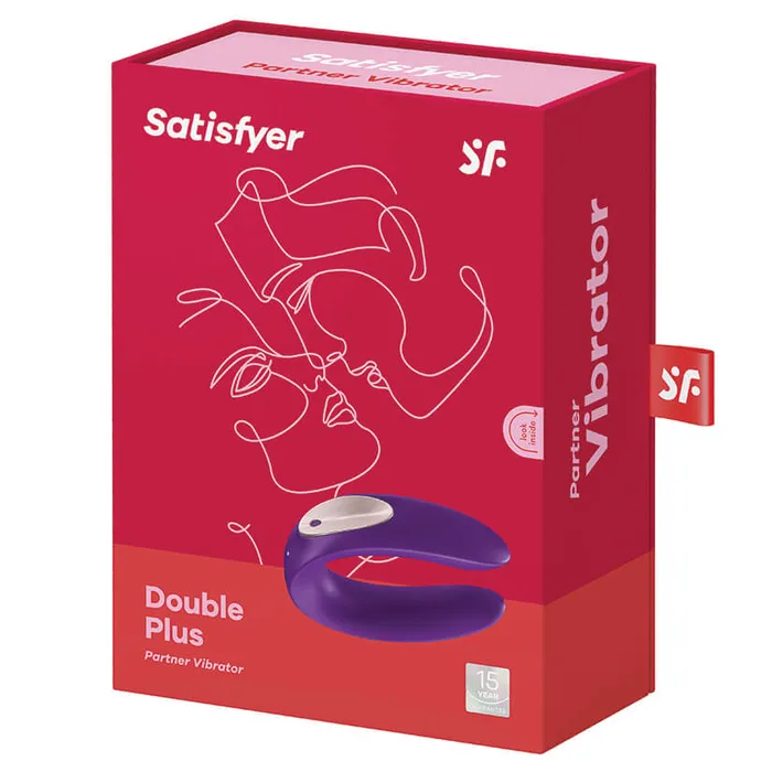 SATISFYER Vibrators Satisfyer Double Plus Partner VibratorPurple