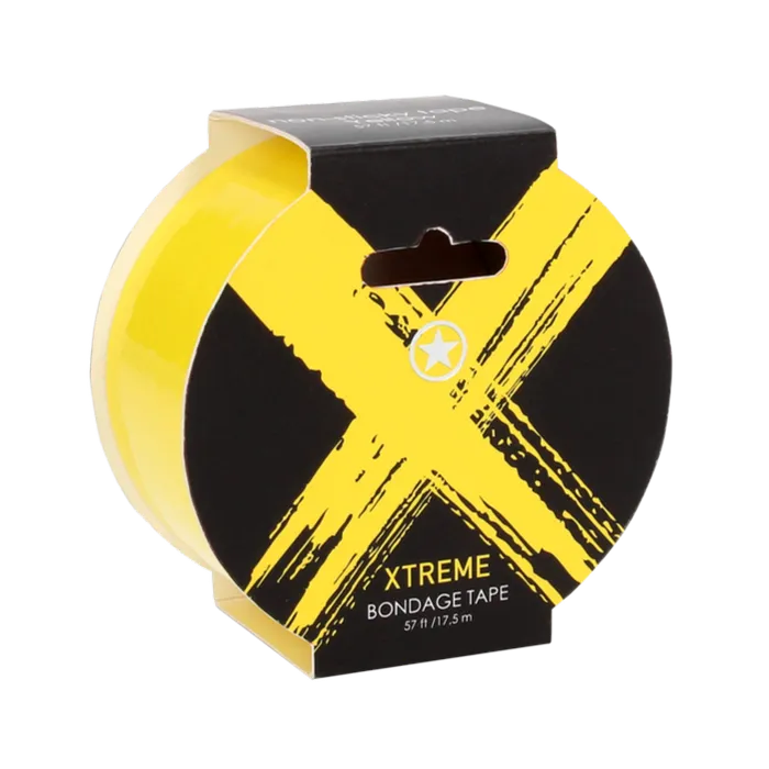 Shots Toys Couples Ouch Xtreme Bondage Tape Yellow 175m